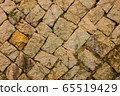 Rock masonry, natural texture. 65519429