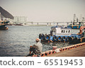 Port, fishing vessels. 65519453