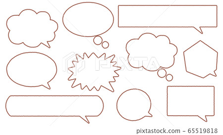 Speech bubble border Speech bubble border 65519818