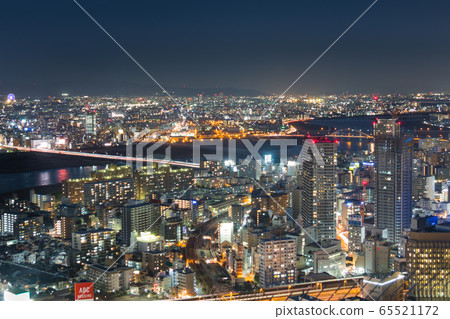 Cityscape from Umeda at night Cityscape from Umeda at night 65521172
