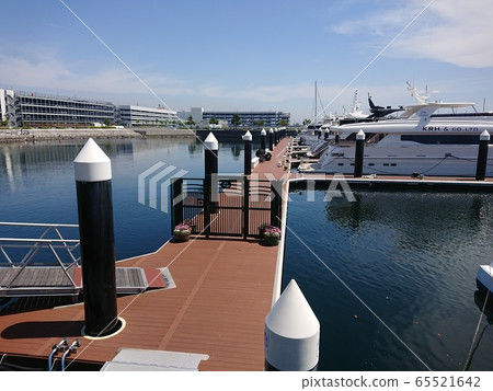 Yokohama Bayside Marina Stock Photo