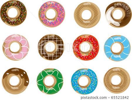 多彩的甜甜圈 65521842
