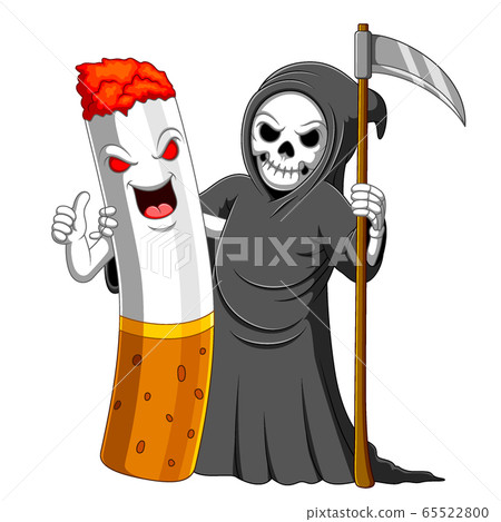 Best friend of cigarette and a grim reaper character Best friend of cigarette and a grim reaper character 65522800