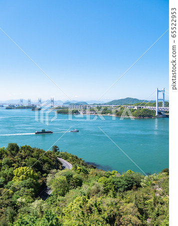 岡山縣倉敷市下津瀨戶大橋 65522953