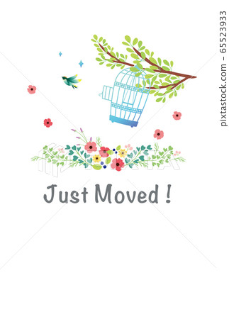 Postcard Material-JustMoved (bird, no suffix) 65523933