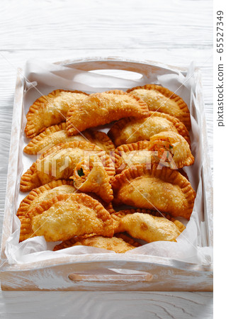 deep fried Red Hot Buffalo Chicken Empanadas deep fried Red Hot Buffalo Chicken Empanadas 65527349