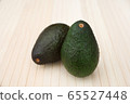 Singapore, Avocado, Ripe, Brown, Isolated, Wooden 65527448