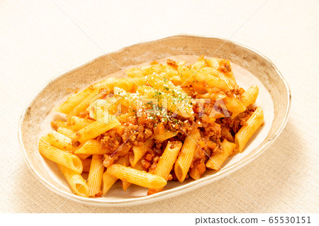 Penne meat sauce. 65530151