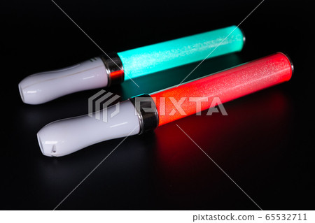 Red and light blue penlight live otaku 65532711