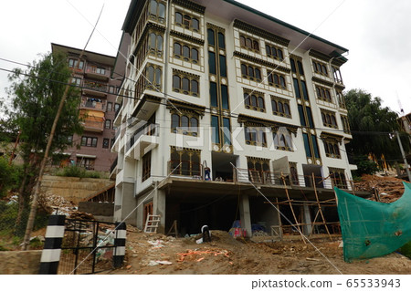 Landscape of Thimphu, the capital of Bhutan 65533943