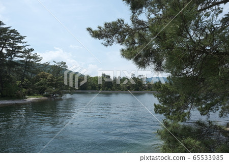 Amanohashidate of the fresh green 65533985