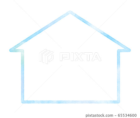 House stay home watercolor texture House stay home watercolor texture 65534600