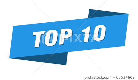 top 10 banner template. top 10 ribbon label sign top 10 banner template. top 10 ribbon label sign 65534602