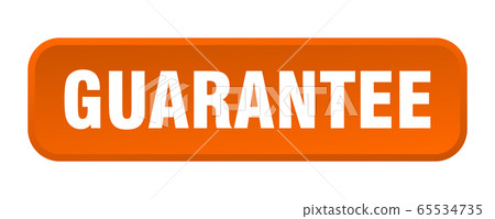 guarantee button. guarantee square 3d push button 65534735