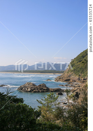Scenery of Kokuragahama in Hyuga City, Miyazaki Prefecture 65535714