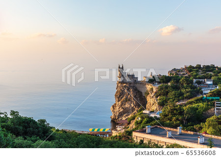Swallow Nest Castle, famous landmark of Crimea 65536608