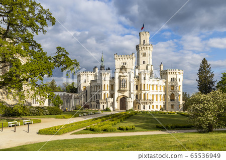 Hluboka nad Vltavou castle in Southern Bohemia, Hluboka nad Vltavou castle in Southern Bohemia, 65536949