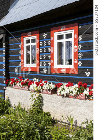 folk architecture in Zdar under Belianske Tatras, 65537104