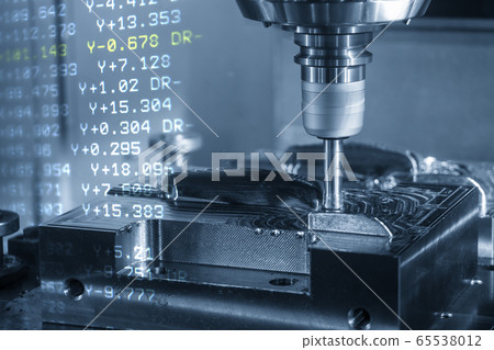 The abstract scene CNC milling machine rough The abstract scene CNC milling machine rough 65538012
