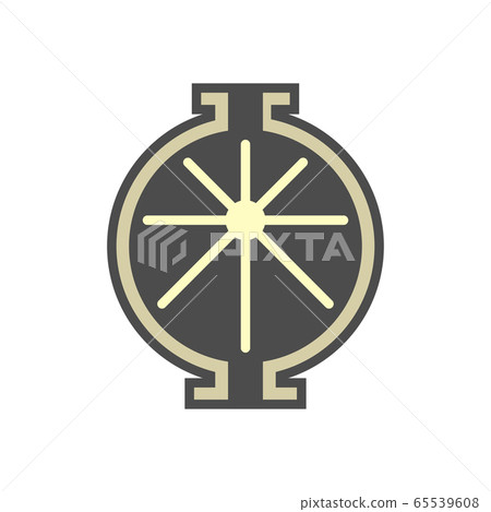 Air compressor and part vector icon design, 65539608