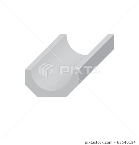 street gutter icon 65540184