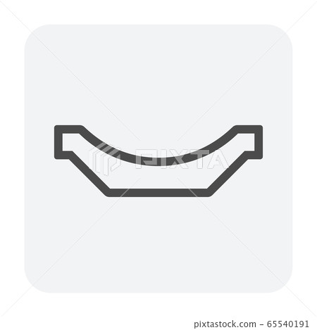 street gutter icon street gutter icon 65540191