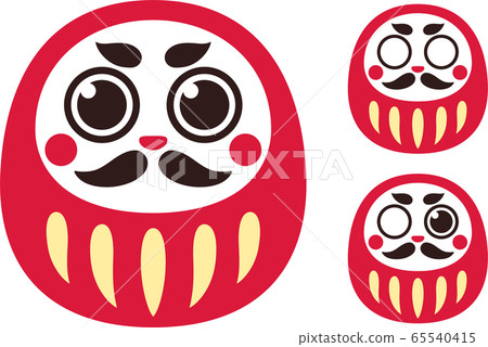 Japanese Daruma doll 65540415