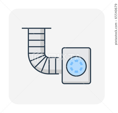 blower icon black 65540679