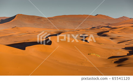 Orange desert landscape in Namib Desert, Namibia Orange desert landscape in Namib Desert, Namibia 65541120