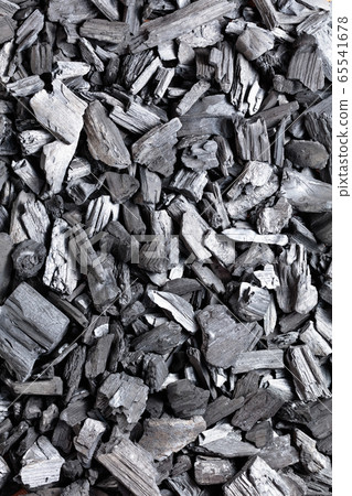 Natural wood charcoal. 65541678