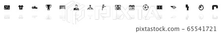 Soccer - Flat Vector Icons Soccer - Flat Vector Icons 65541721