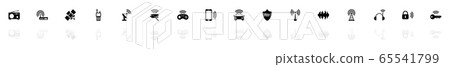Radio - Flat Vector Icons Radio - Flat Vector Icons 65541799