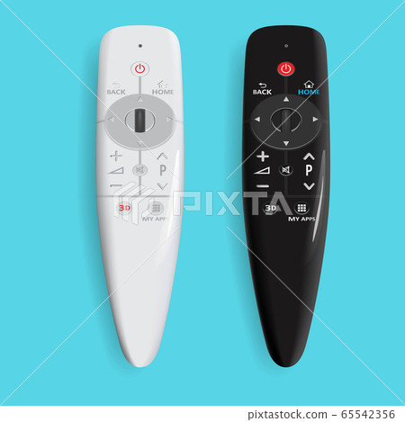 Remote control of the TV. 65542356