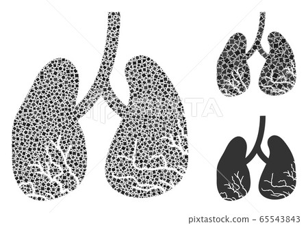 Trembly Lung Cancer Icon Collage Trembly Lung Cancer Icon Collage 65543843