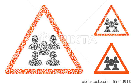 Tuberous People Group Warning Icon Collage Tuberous People Group Warning Icon Collage 65543918