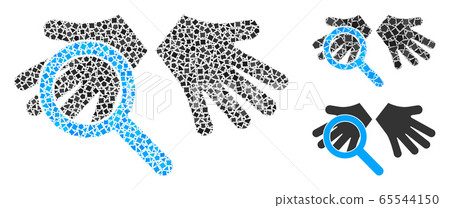 Inequal Hands Tranparency Icon Collage Inequal Hands Tranparency Icon Collage 65544150