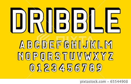 Set of alphabets font modern design Set of alphabets font modern design 65544908