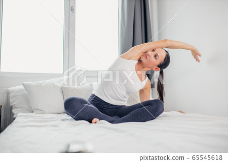 sport and healthy lifestyle concept, woman do exercises sport and healthy lifestyle concept, woman do exercises 65545618