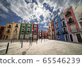 Bright seaside town of Spain - Villajoyosa, Apr.2019 65546239