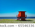 Red Lifeguard Kiosk, Georgia, Batumi, May.2017 65546336