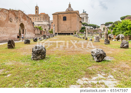 World Heritage Forum Romano Basilica Aemilia Rome 65547597