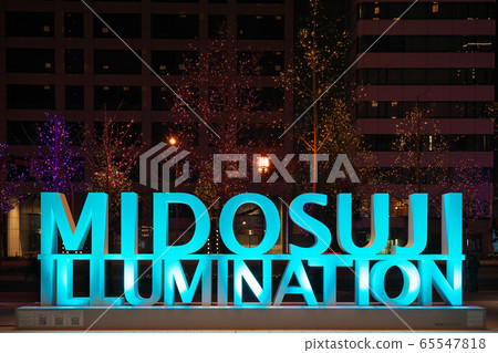 [Midosuji Illumination] Midosuji, Osaka City 65547818