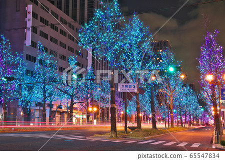 [Midosuji Illumination] Midosuji, Osaka City 65547834