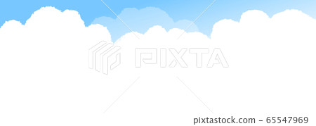 仲夏藍天白雲背景 仲夏藍天白雲背景 65547969