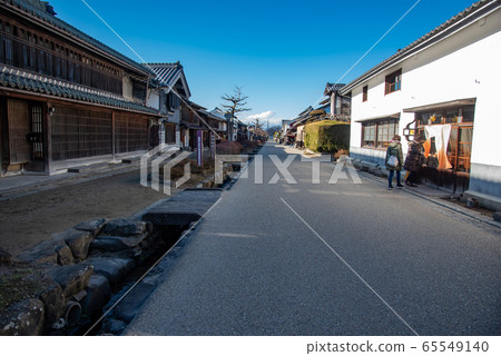 Nagano prefecture Tomi city Uminojuku streetscape Nagano prefecture Tomi city Uminojuku streetscape 65549140
