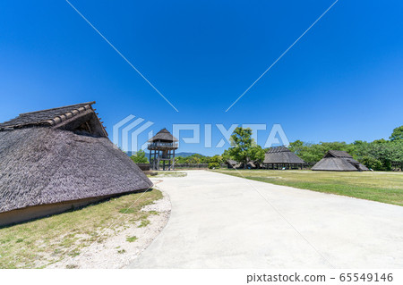 吉野裡遺址和吉野裡歷史公園 佐賀縣神崎市吉野加里町 照片素材 圖片 圖庫