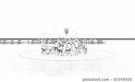 School athletic meet, ball case, audience, no building Illustration 41 School athletic meet, ball case, audience, no building Illustration 41 65549500