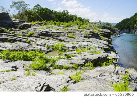 Scenery of fresh green Nagatoro Valley Scenery of fresh green Nagatoro Valley 65550900