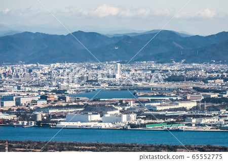 View of Toyohashi city area 65552775
