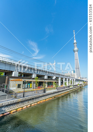 Cityscape of Tokyo Sumida Ward Scenery around Tokyo Mizumachi 65553584